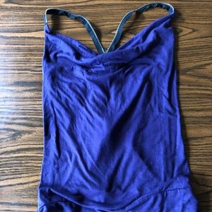 Purple tank with zip up back